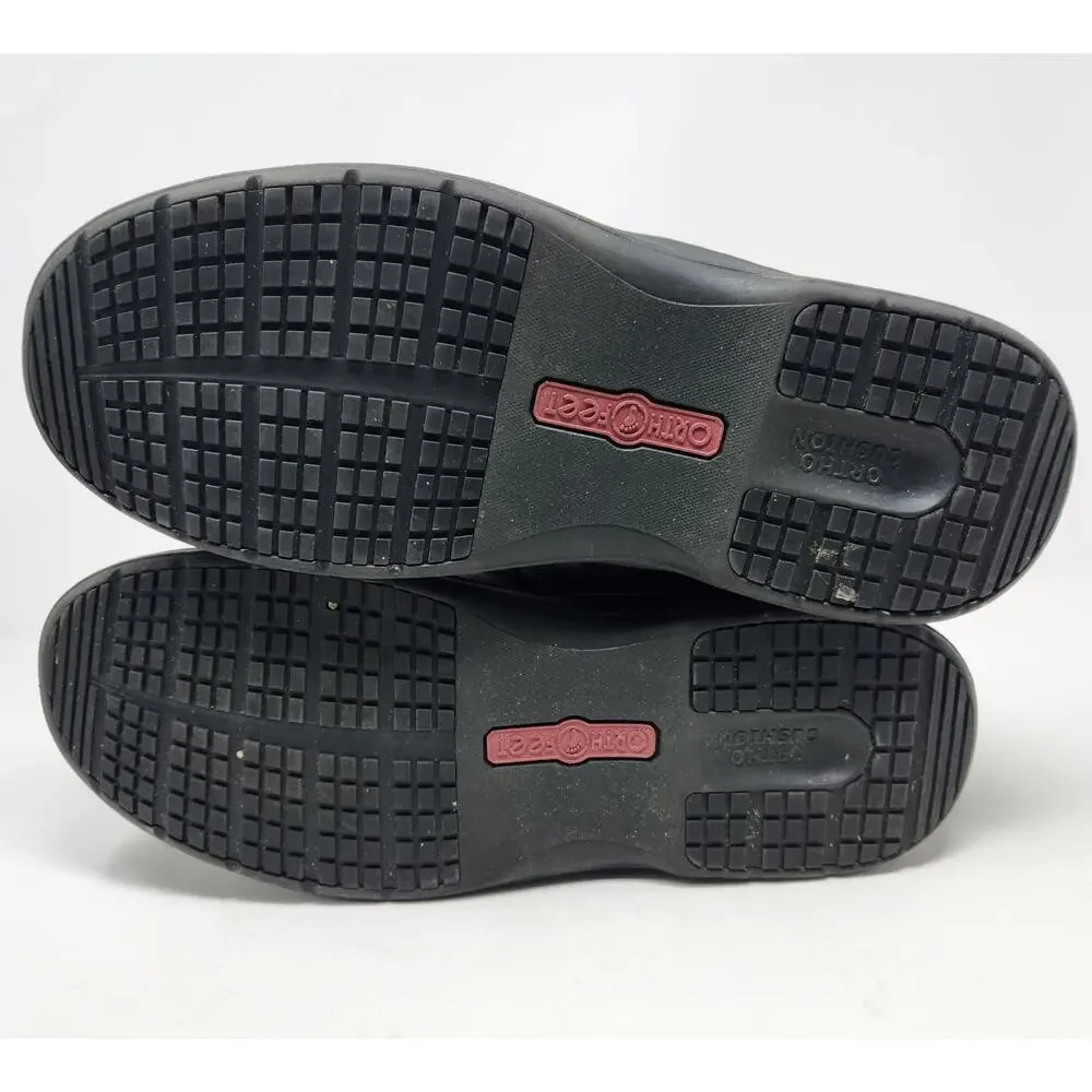 Orthofeet Pierre Walking Shoes Sz 12 Medium Black 20218 Hands Free Slip Comfort
